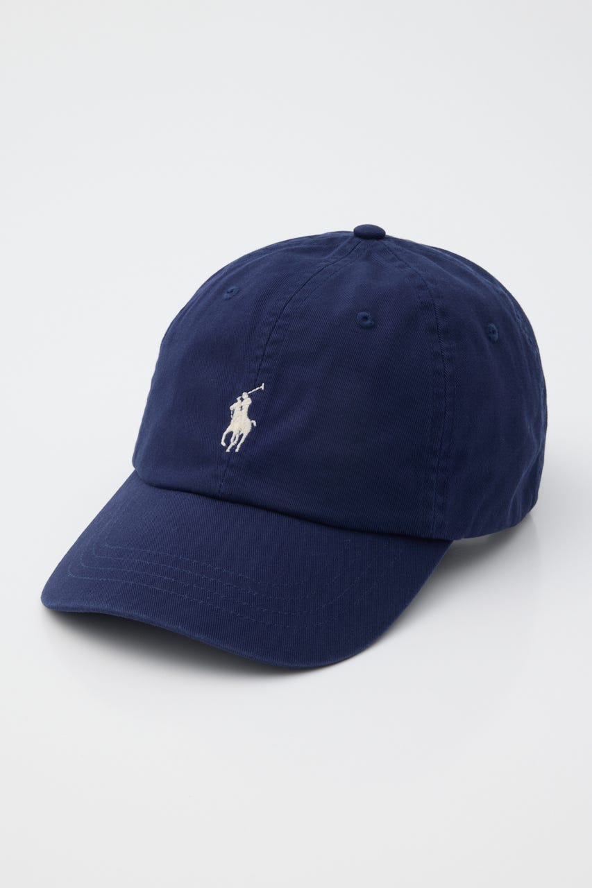 【POLO RALPH LAUREN】アイコニック コットン チノ ボール キャップ NVY FREE