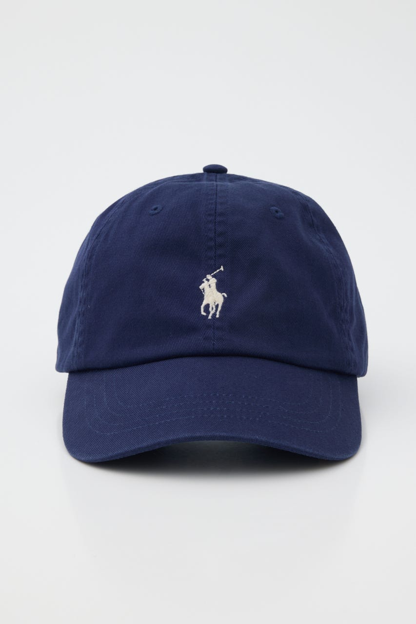 【POLO RALPH LAUREN】アイコニック コットン チノ ボール キャップ NVY FREE