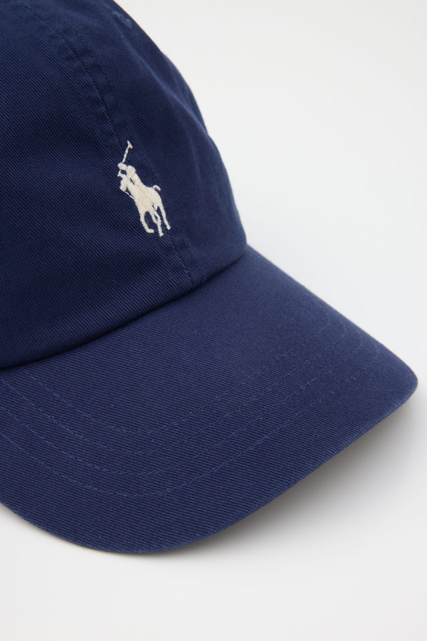 【POLO RALPH LAUREN】アイコニック コットン チノ ボール キャップ NVY FREE