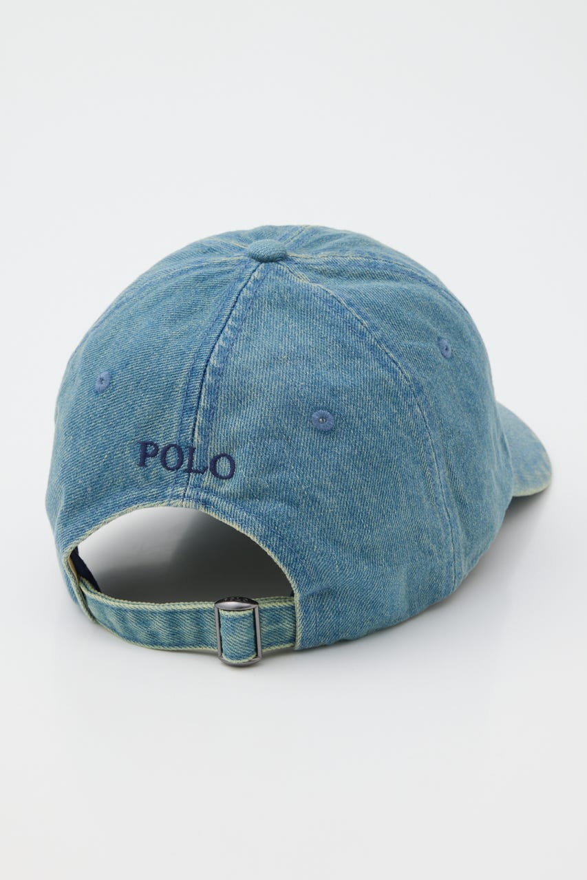 【POLO RALPH LAUREN】インディゴ デニム ボール キャップ L/BLU FREE