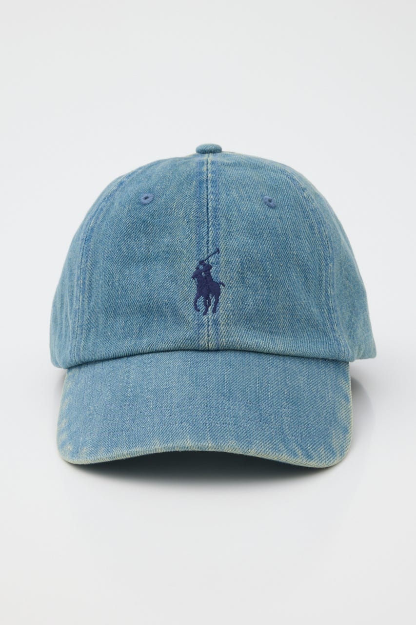 【POLO RALPH LAUREN】インディゴ デニム ボール キャップ L/BLU FREE