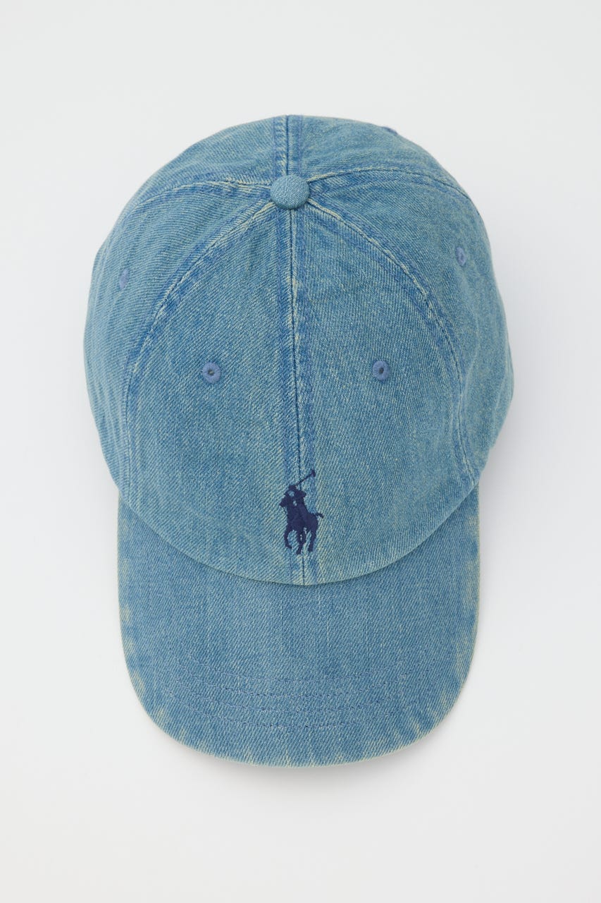 【POLO RALPH LAUREN】インディゴ デニム ボール キャップ L/BLU FREE