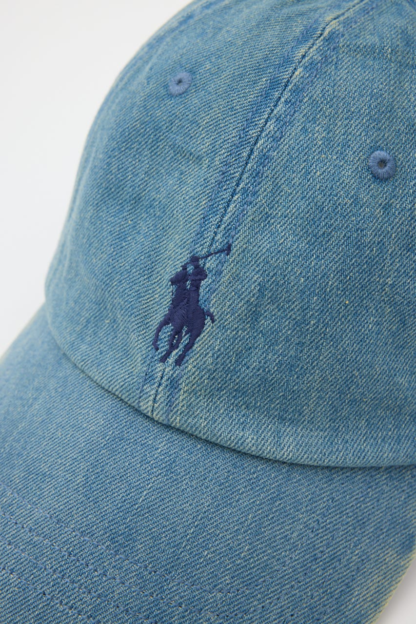 【POLO RALPH LAUREN】インディゴ デニム ボール キャップ L/BLU FREE