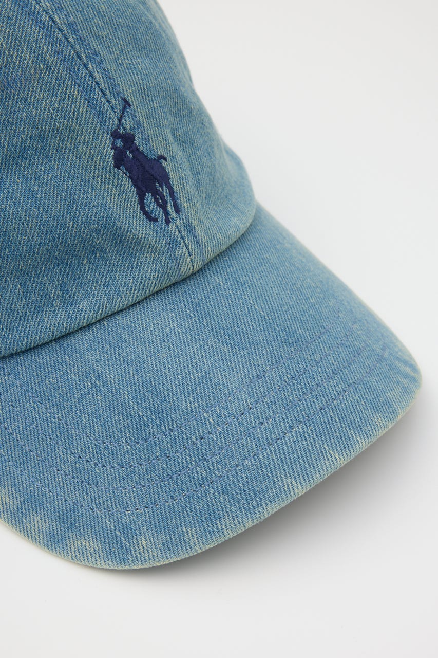 【POLO RALPH LAUREN】インディゴ デニム ボール キャップ L/BLU FREE