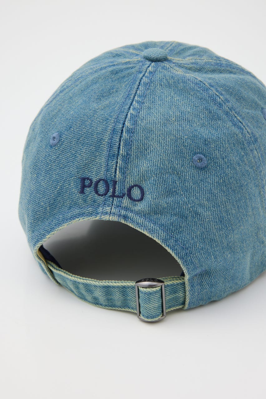 【POLO RALPH LAUREN】インディゴ デニム ボール キャップ L/BLU FREE
