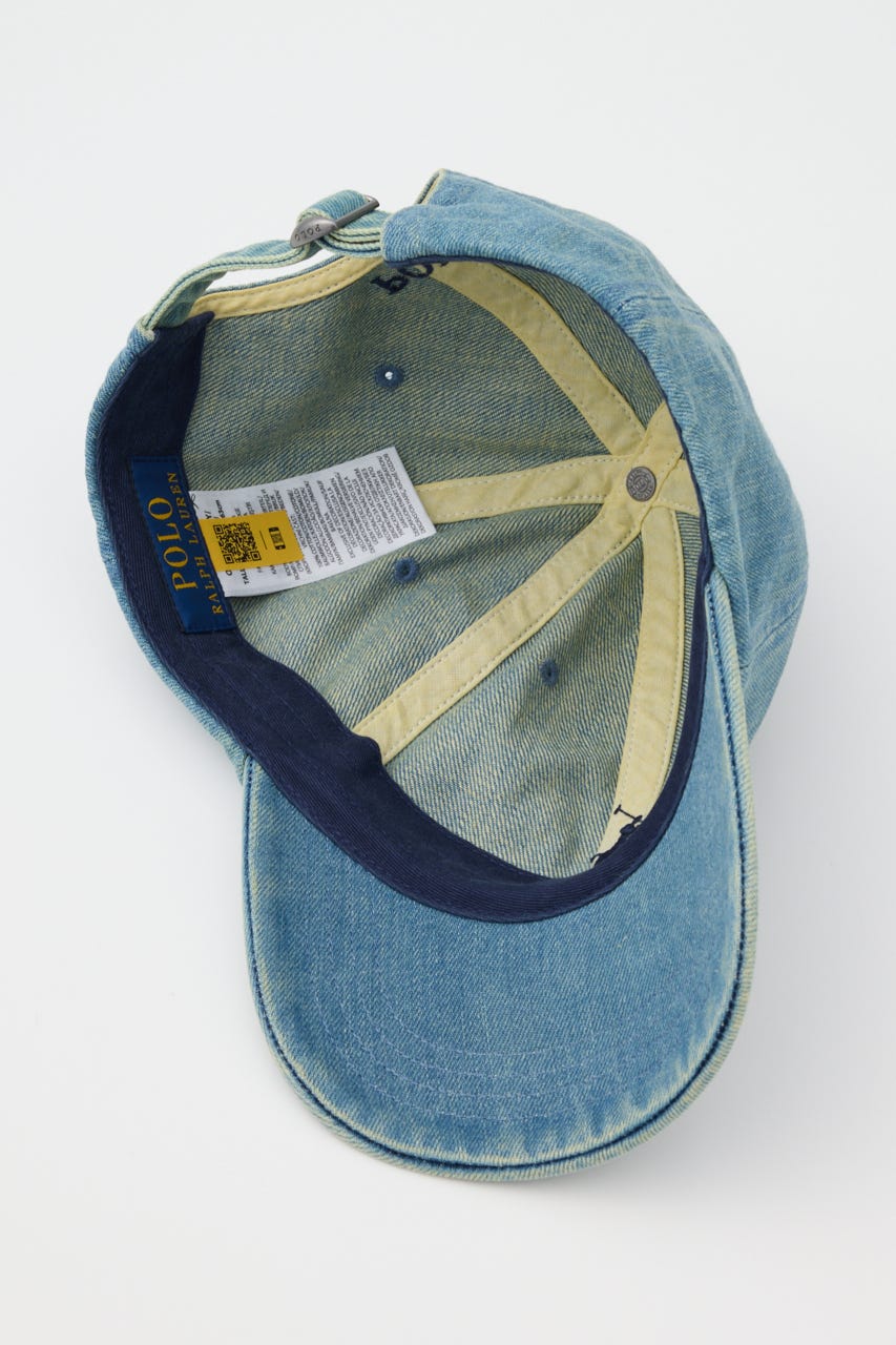 【POLO RALPH LAUREN】インディゴ デニム ボール キャップ L/BLU FREE