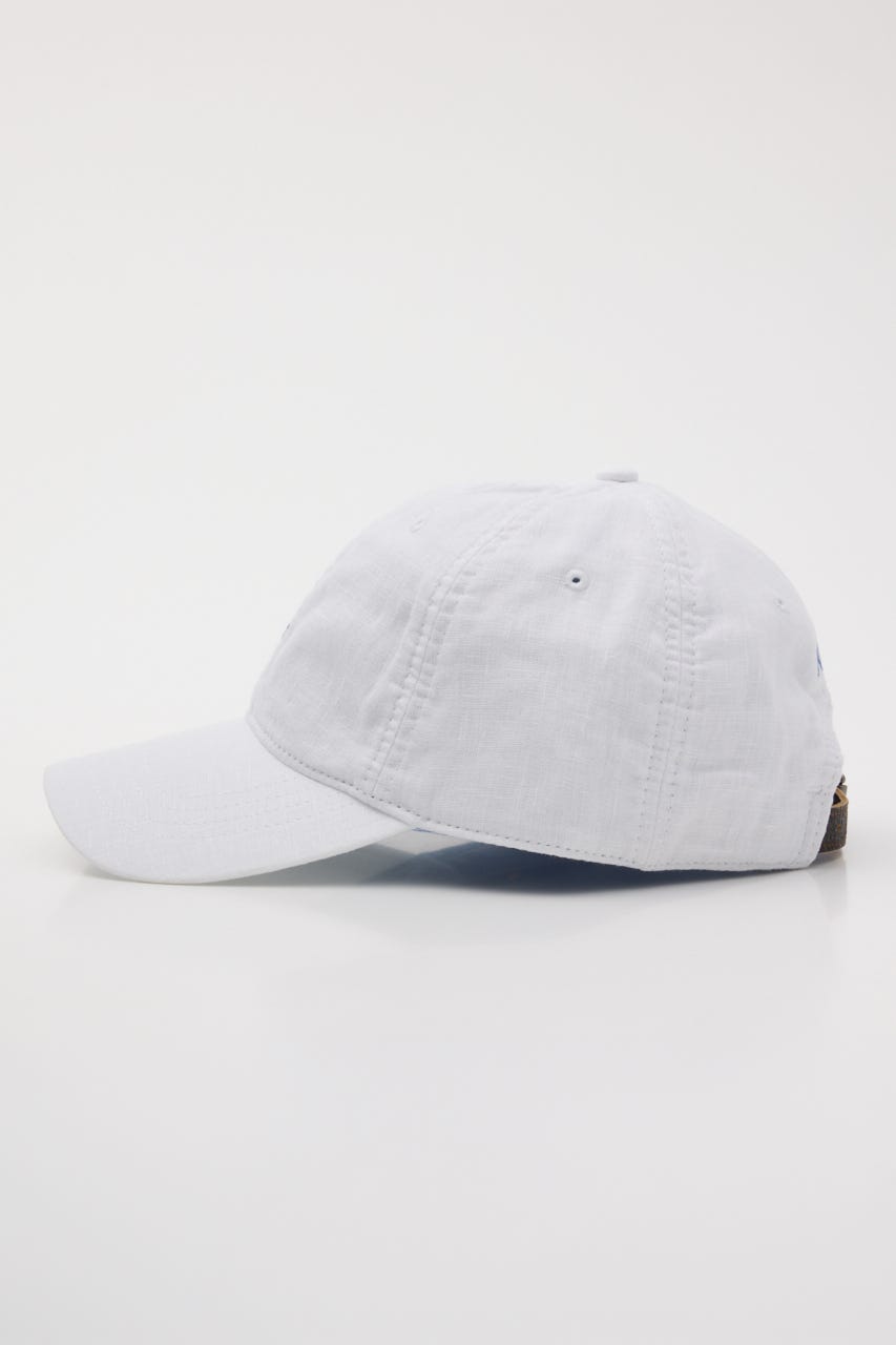 【POLO RALPH LAUREN】リネン ボール キャップ WHT FREE
