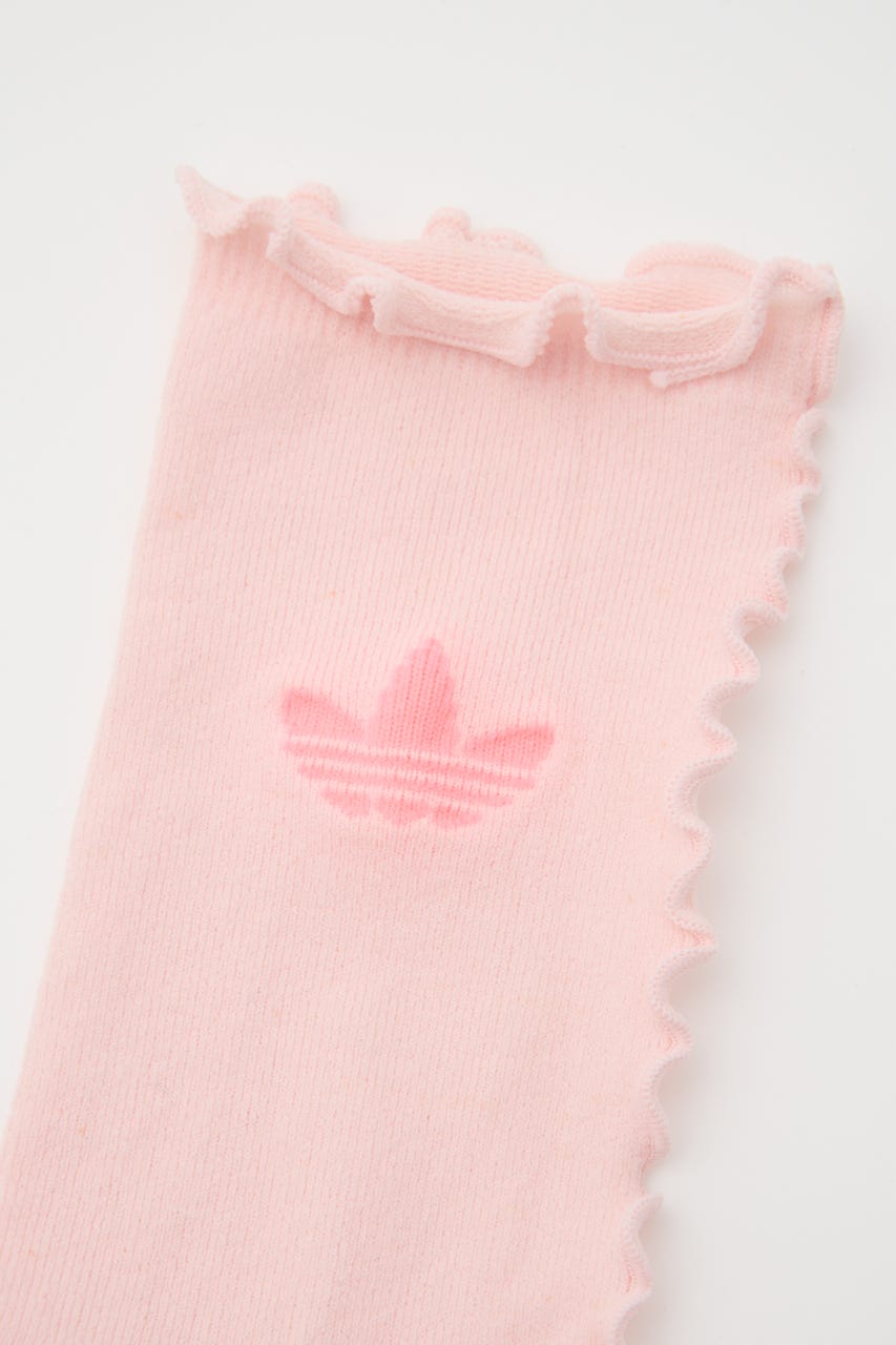 【adidas Originals】ラッフルソックス 2足組 M/PNK S