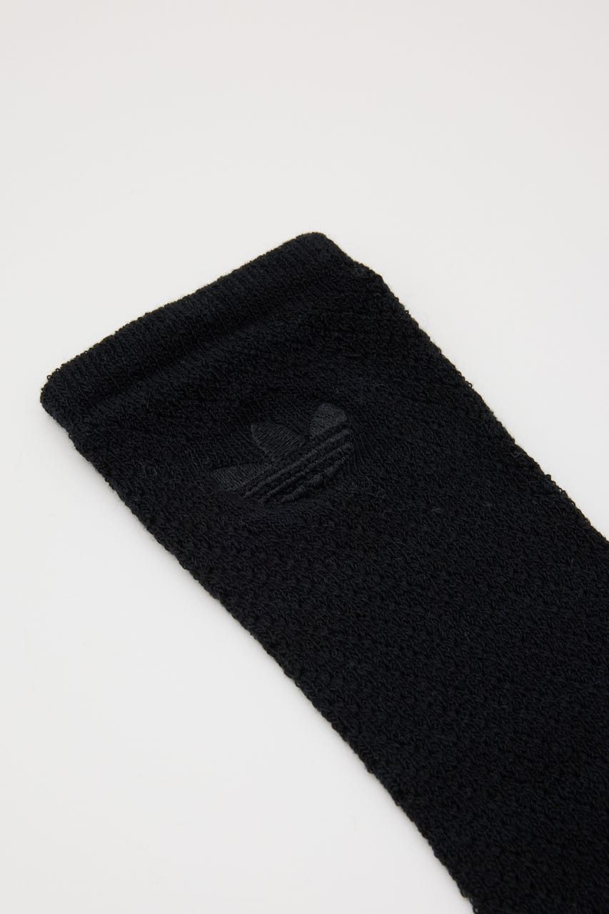 【adidas Originals】クロシェ クルーソックス 2足組 M/WHT M