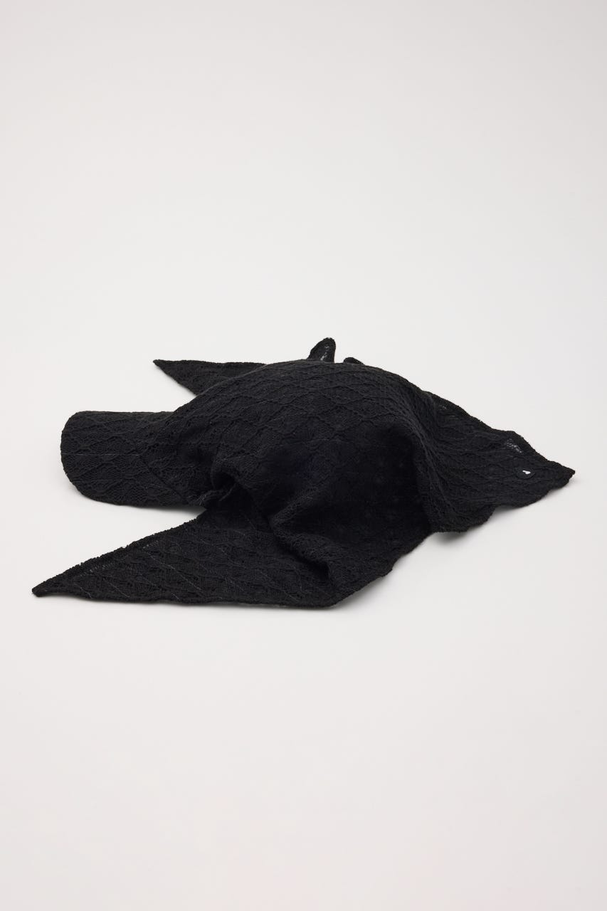 【AWESOME NEEDS】SCARF キャップ BLK FREE