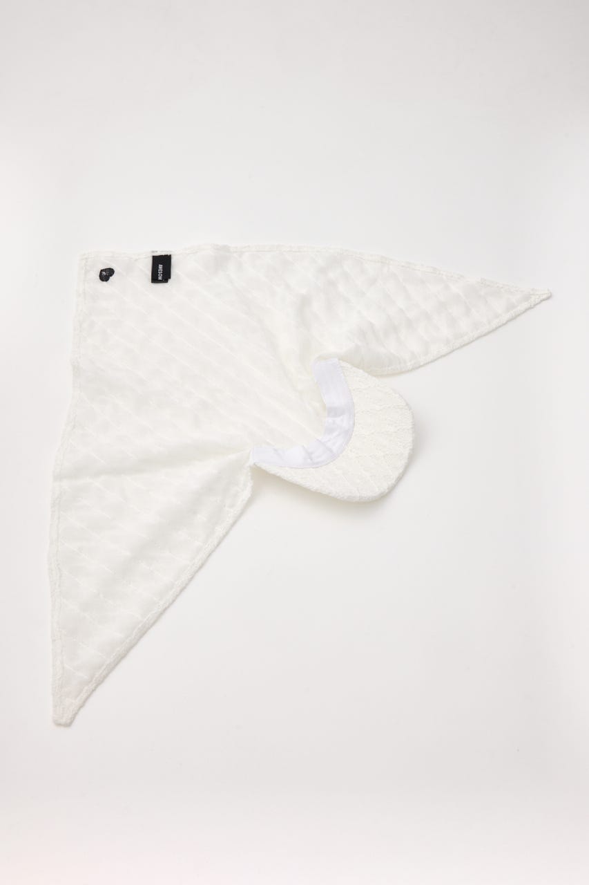 【AWESOME NEEDS】SCARF キャップ WHT FREE