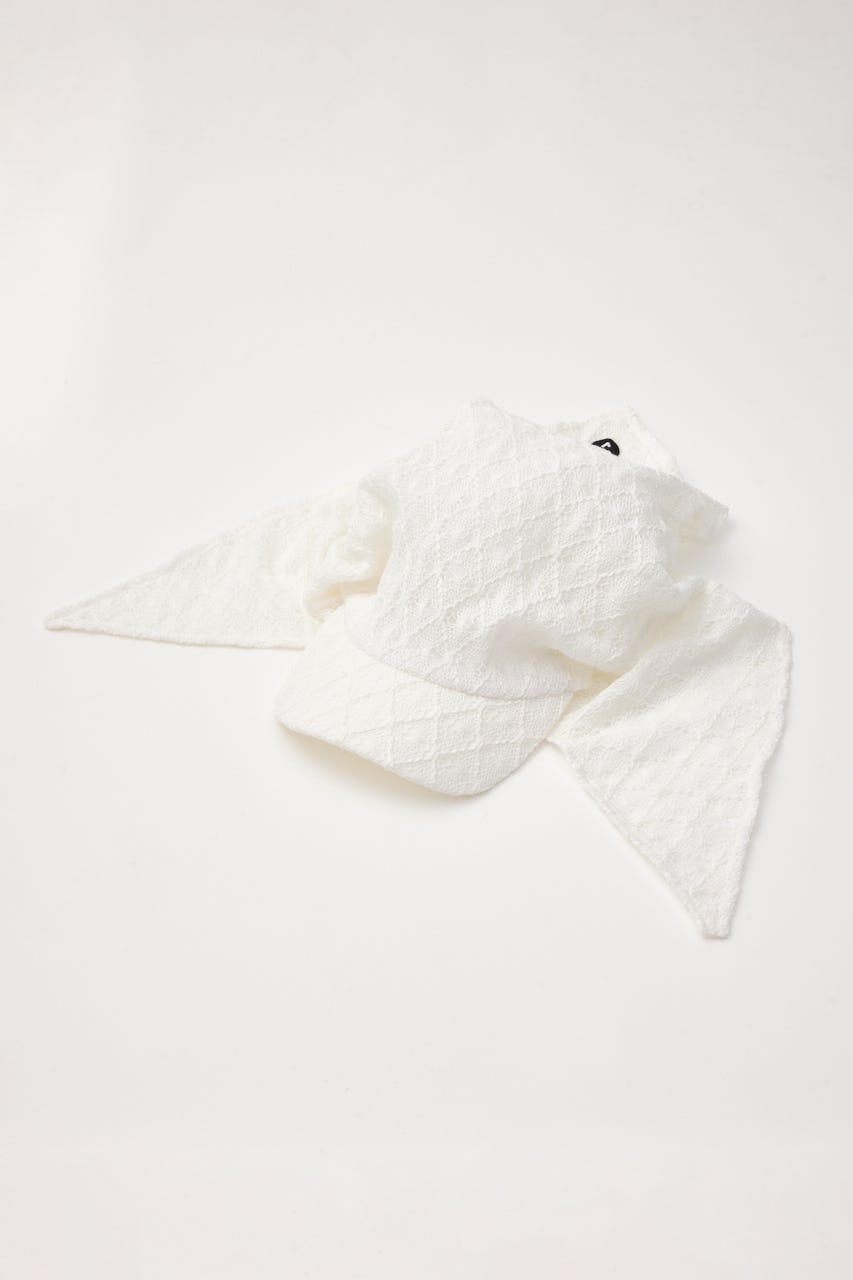 【AWESOME NEEDS】SCARF キャップ WHT FREE