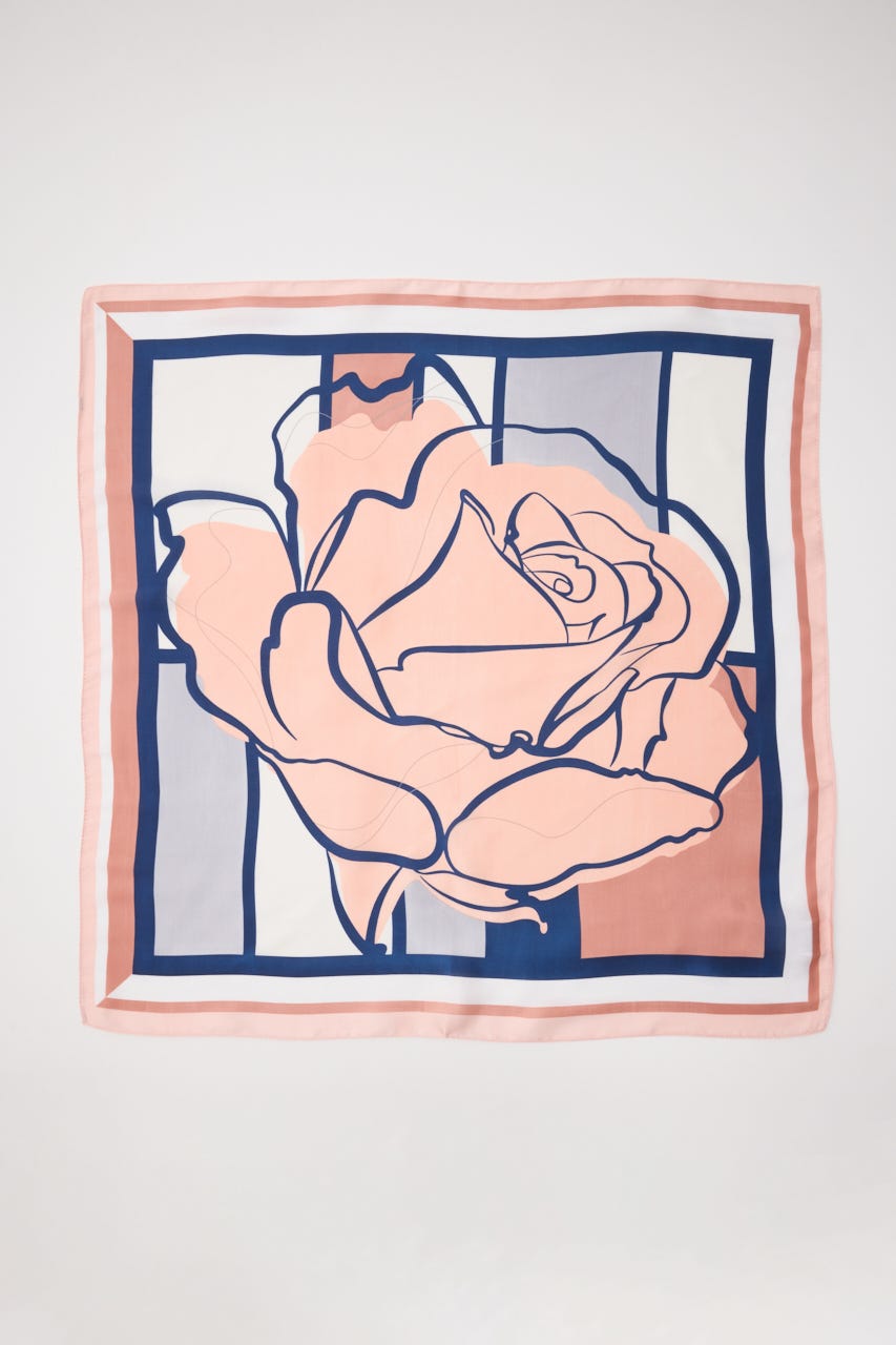 【SHEL'TTER SELECT】花柄スカーフ PNK FREE