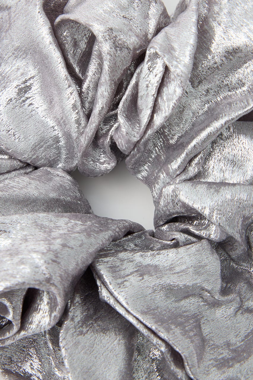 【SHEL'TTER SELECT】メタルカラーシュシュ SLV FREE