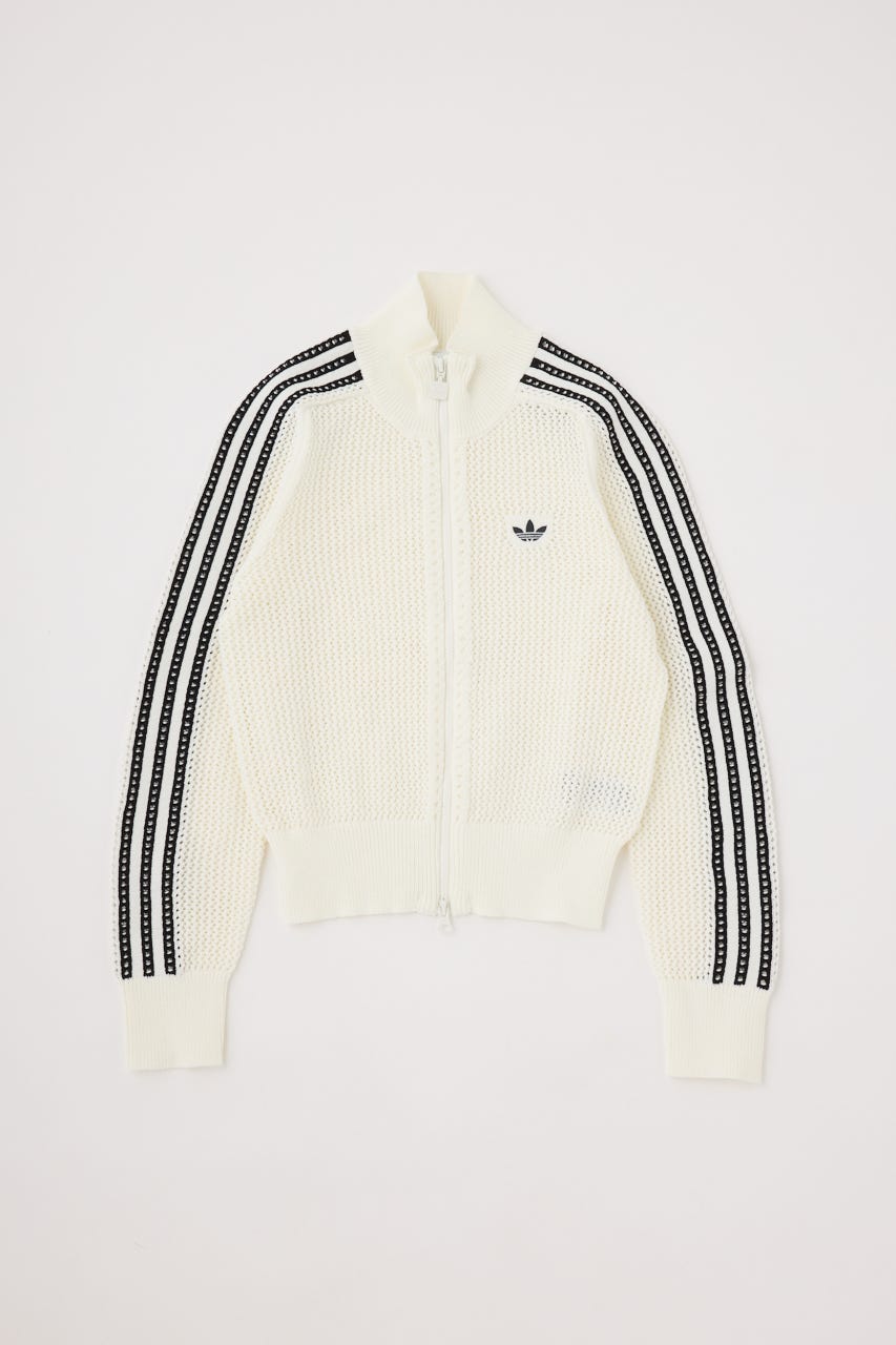 【adidas Originals】ニット クロシェ ファイヤーバード トラックトップ IVOY M