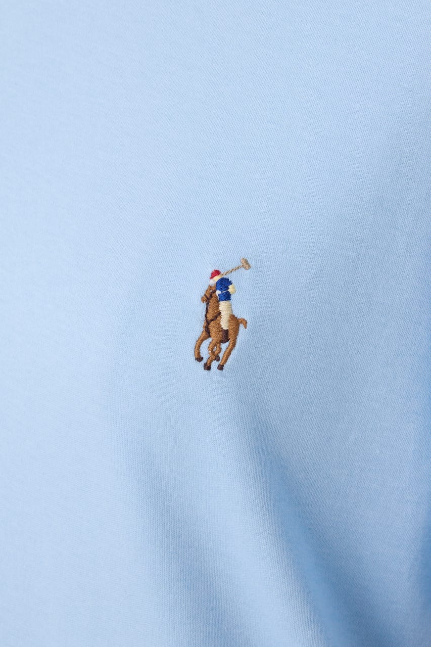 【POLO RALPH LAUREN】クラシック フィット ジャージー クルーネック Tシャツ L/BLU S