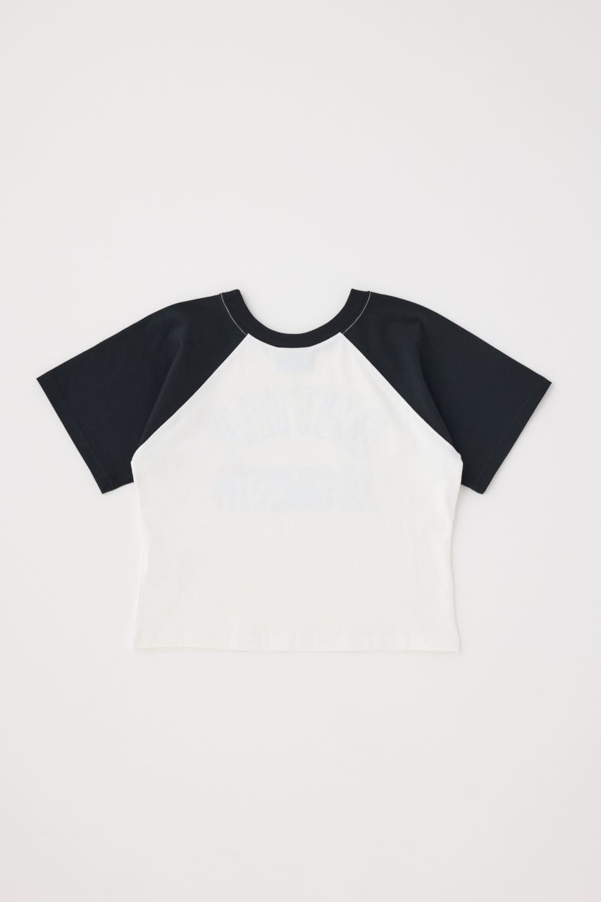 【GREEN BUTTER】Smooth Raglan Sleeve Tシャツ BLK M