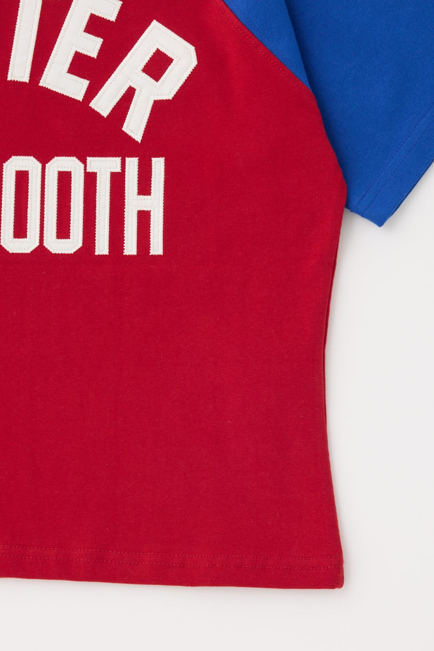 【GREEN BUTTER】Smooth Raglan Sleeve Tシャツ BLU M