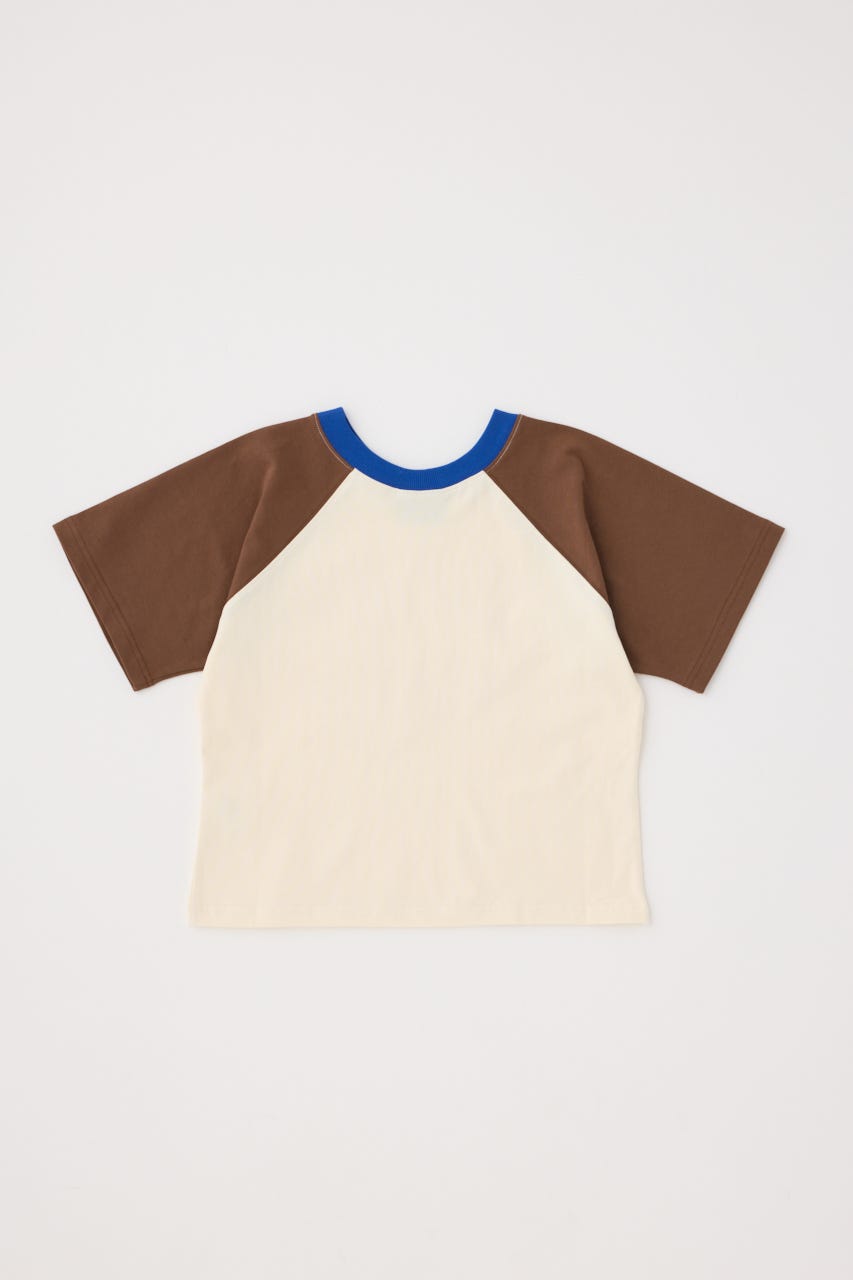 【GREEN BUTTER】Smooth Raglan Sleeve Tシャツ BRN M