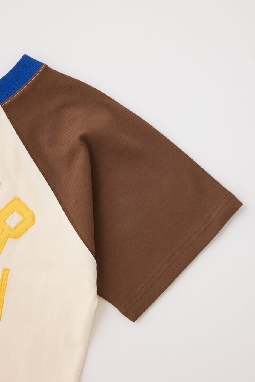 【GREEN BUTTER】Smooth Raglan Sleeve Tシャツ BRN M