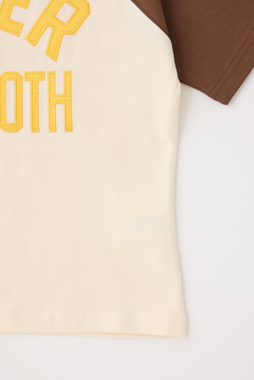 【GREEN BUTTER】Smooth Raglan Sleeve Tシャツ BRN M