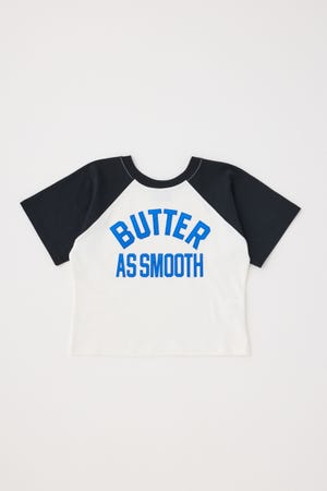 【GREEN BUTTER】Smooth Raglan Sleeve Tシャツ