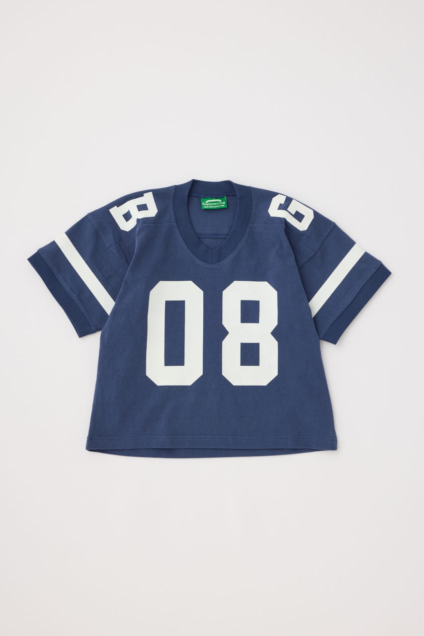 【GREEN BUTTER】No.08 Rugby Tシャツ NVY FREE