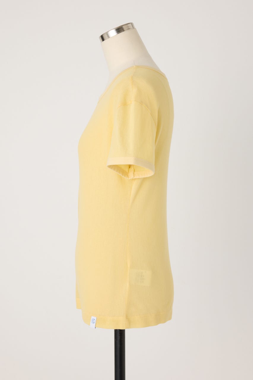 【PISCESS】Cotton Mesh Slim Fit Tシャツ YEL FREE
