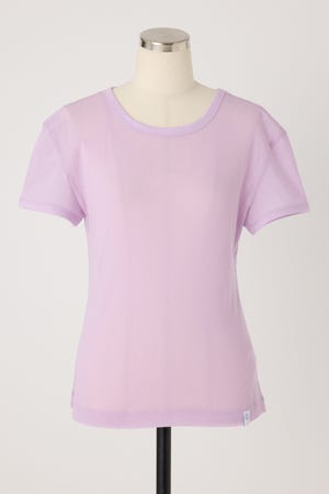 【PISCESS】Cotton Mesh Slim Fit Tシャツ