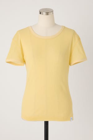 【PISCESS】Cotton Mesh Slim Fit Tシャツ