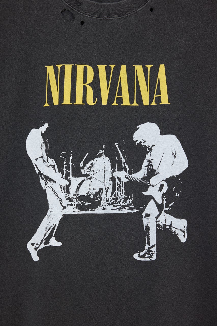 【GOOD ROCK SPEED】NIRVANA CRUSH Tシャツ BLK FREE