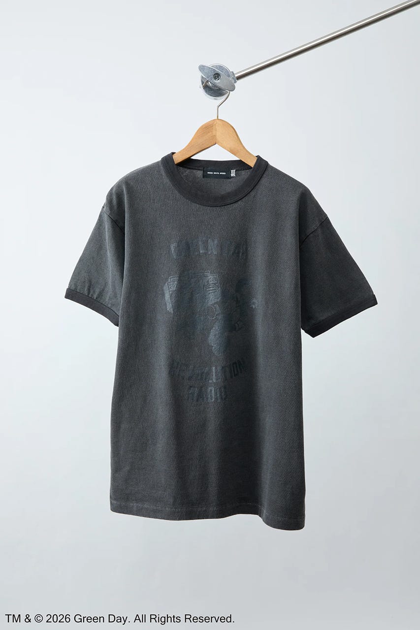 【GOOD ROCK SPEED】Green Day Ringer Tシャツ C.GRY FREE