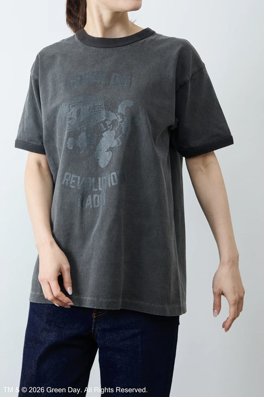 【GOOD ROCK SPEED】Green Day Ringer Tシャツ C.GRY FREE