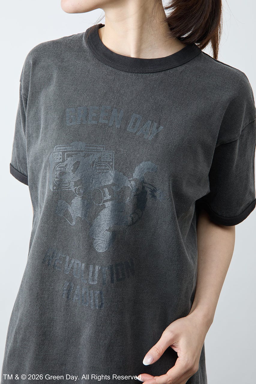 【GOOD ROCK SPEED】Green Day Ringer Tシャツ C.GRY FREE