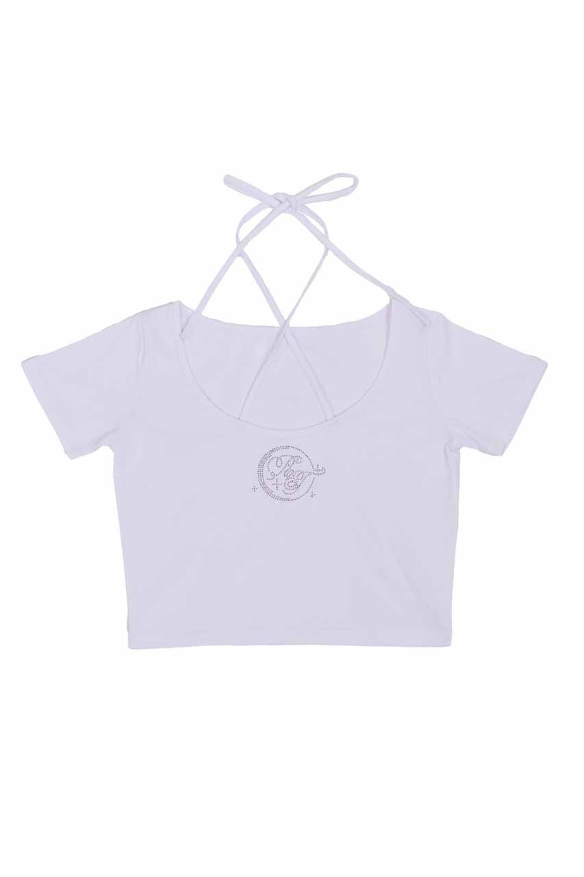 Moonlight Cross Tee WHT FREE