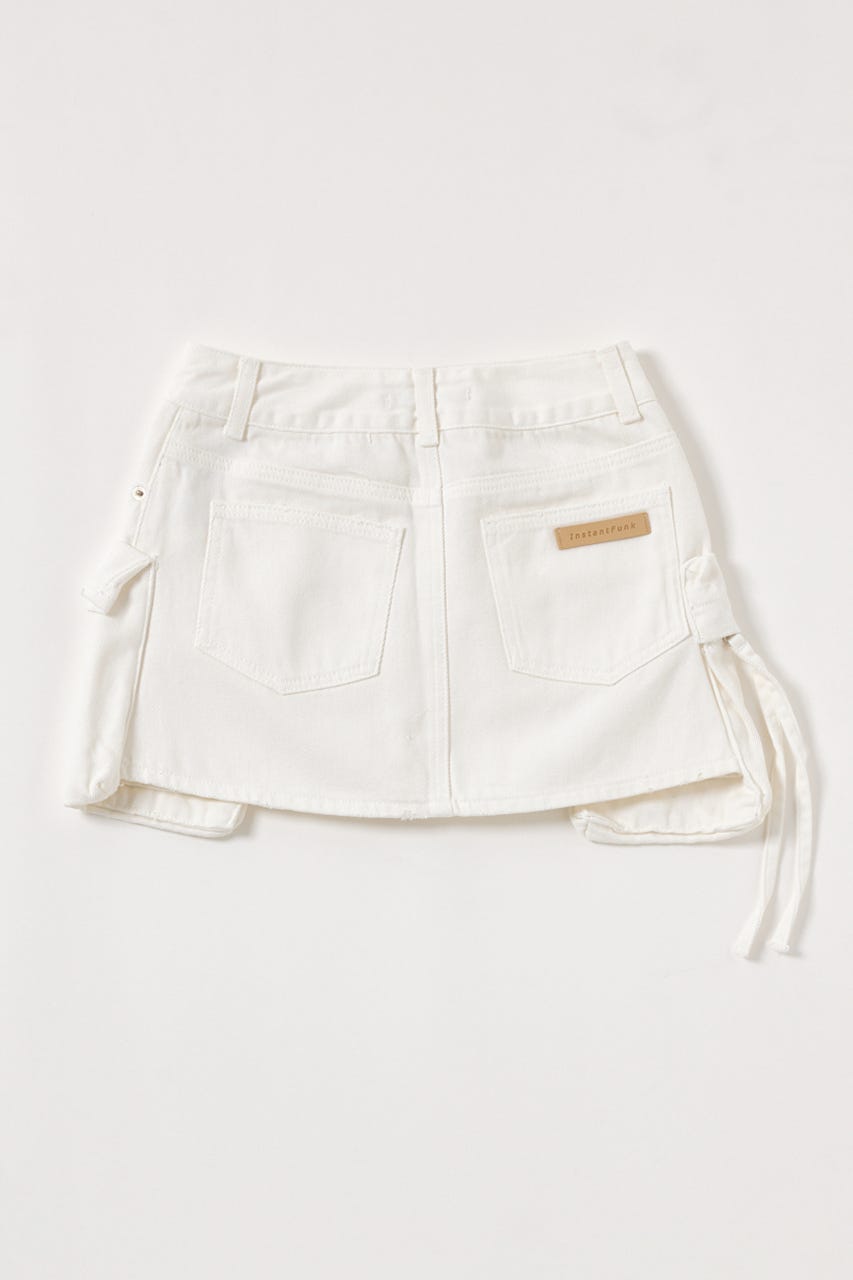 [INSTANTFUNK] Side pocket mini skirt / 追跡付 SHEL'TTER SELECT | 【INSTANTFUNK】サイドポケット ミニ