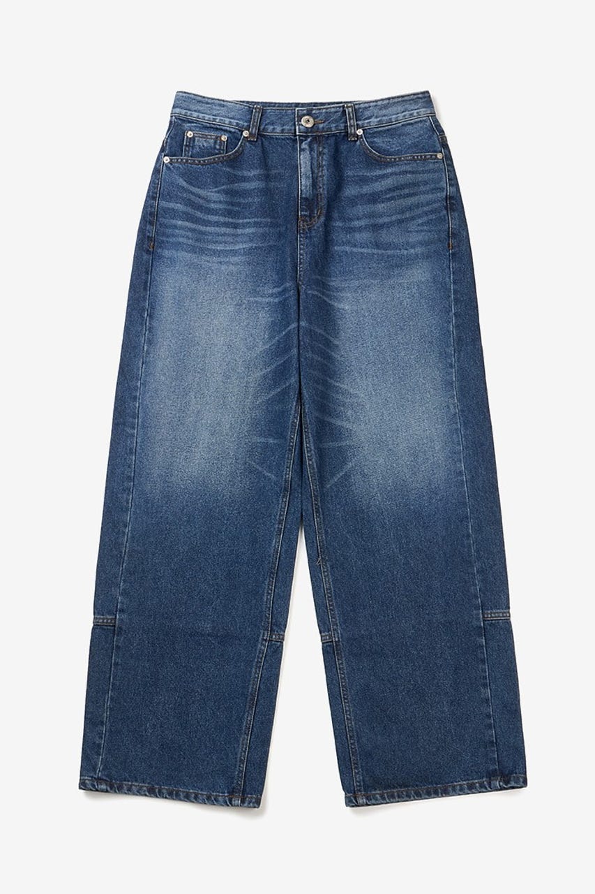 【INSTANTFUNK】ライン デニムパンツ BLU XL