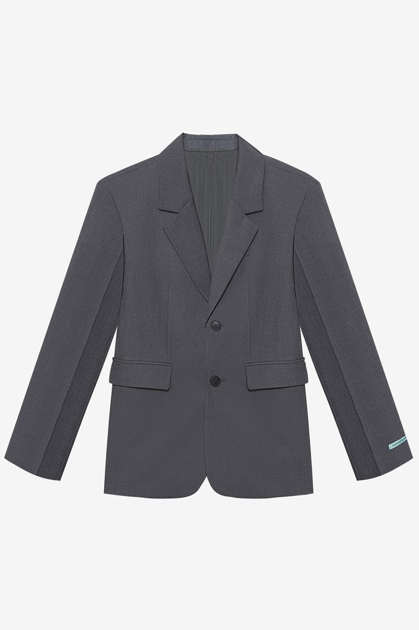 【INSTANTFUNK】クラシックジャケット GRY S