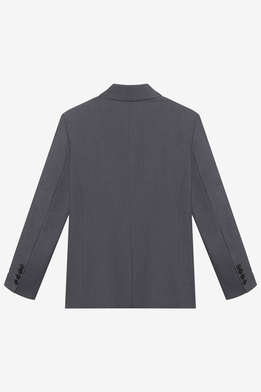 【INSTANTFUNK】クラシックジャケット GRY S