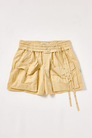 【INSTANTFUNK】ポケット ナイロン ショートパンツ