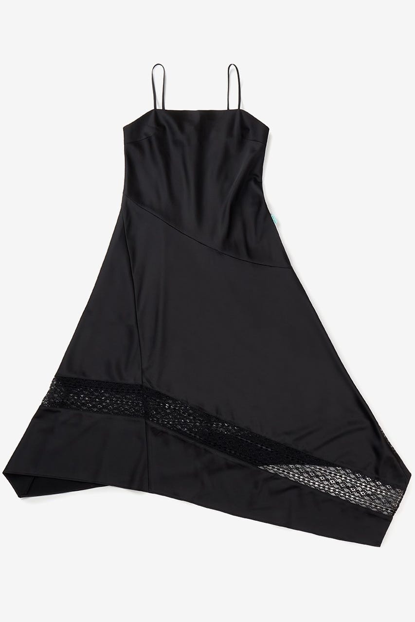 【INSTANTFUNK】アンバランス スリーブレスドレス BLK FREE