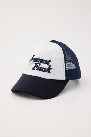 ☆23SS☆【INSTANTFUNK】☆Needlework logo mesh ca.p☆関税込☆ INSTANTFUNK(インスタントファンク) キャップ(レディース