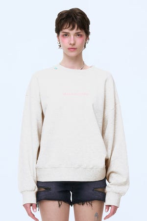 【INSTANTFUNK】ミニロゴ スウェットシャツ