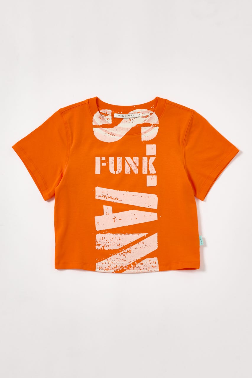 tシャツ 「INSTANTFUNK」クロップ ヴィンテージ ロゴ Ｔシャツ レディース SHEL'TTER SELECT | 【INSTANTFUNK】クロップ ヴィンテージ ロゴ
