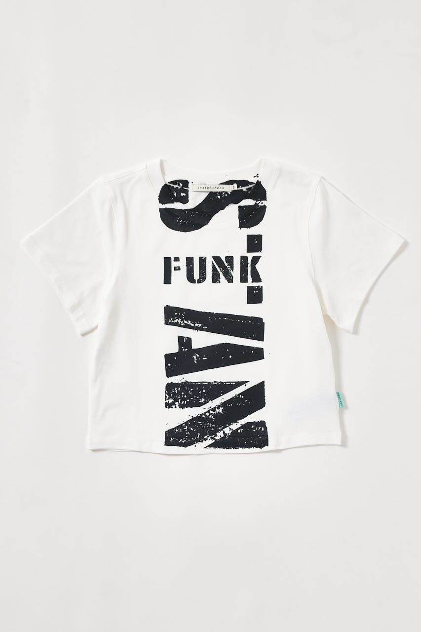 tシャツ 「INSTANTFUNK」クロップ ヴィンテージ ロゴ Ｔシャツ レディース SHEL'TTER SELECT | 【INSTANTFUNK】クロップ ヴィンテージ ロゴ
