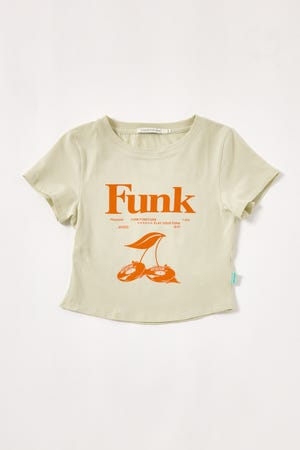 ☆23SS☆【INSTANTFUNK】☆Pearl-graphic T-shir.t☆Tシャツ☆ パールロゴTシャツ - INSTANTFUNK | 60% - アジアファッション通販