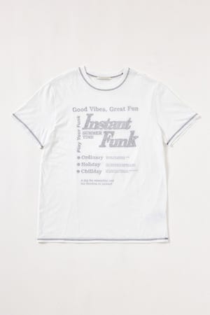 INSTANTFUNK★Applique Overfit T-shirt★快適なFIT★早期完売 INSTANTFUNK(インスタントファンク)のレディース Tシャツ
