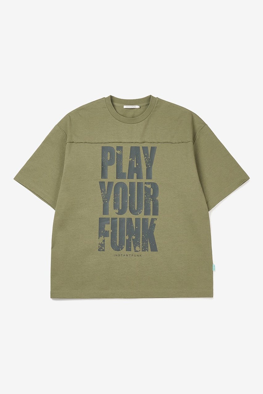 【INSTANTFUNK】PLAY グラフィック Tシャツ KHA L