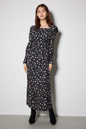 【岡崎紗絵さん着用アイテム】ドレープIラインワンピース