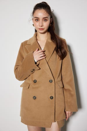 PHOEBE PHILO ダブルブレストテーラードジャケット rienda | 【岡崎紗絵さん着用アイテム】ダブルブレスト